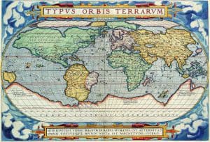 Карты Тартарии - Antique Maps of the WorldMap of the WorldAbraham Orteliusc 1570
